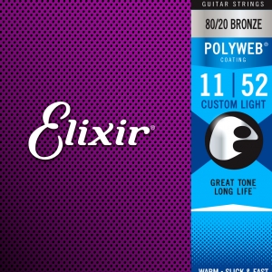 Elixir Polyweb 80/20   Custom Light 11-52