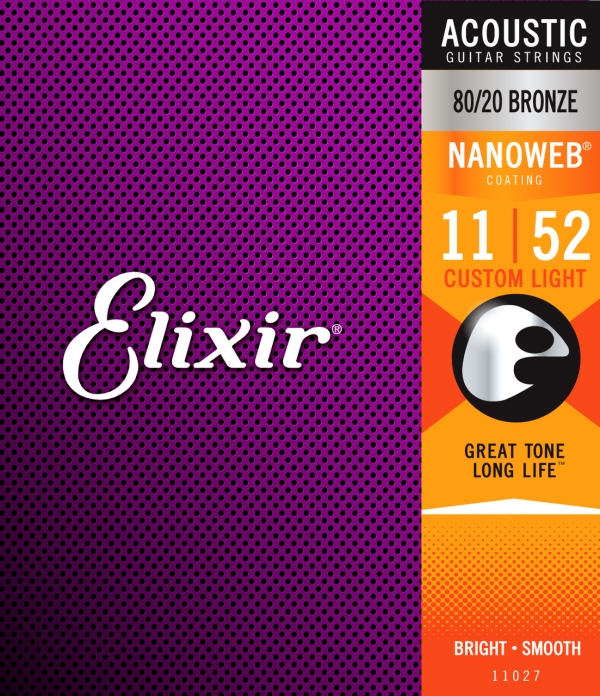 Elixir Nanoweb 80/20   Custom Light 11-52