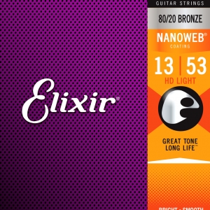 Elixir  Nanoweb 80/20   HD Lite 13-53 Strings