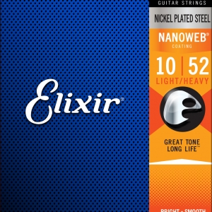 Elixir 12077 Nanoweb Electric  Light-Heavy 10-52