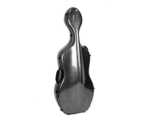 Cello Case Polycarbonate HQ Brushed Silver&Black 4/4