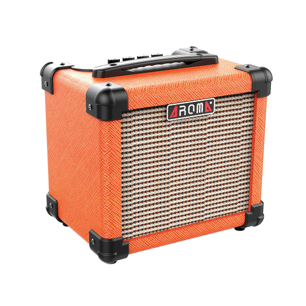 Aroma 10W Orange Electric Guitar Portable Amplifier