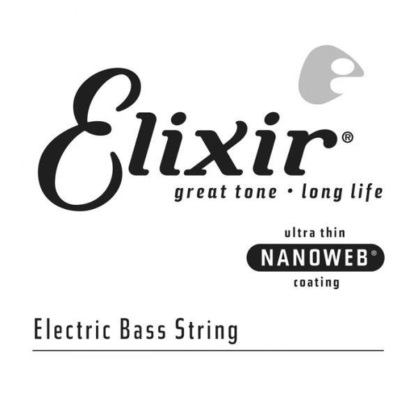 Elixir 15385 Nanoweb Single Bass .085