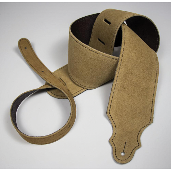Franklin 3" Honey Purist Suede Strap with Buck Backing