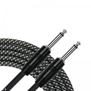 Kirlin 20ft Black Woven Guitar Cable