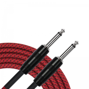 Kirlin 10ft Red Woven Guitar Cable