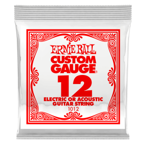 .012 Plain Steel Electric or Acoustic Guitar String