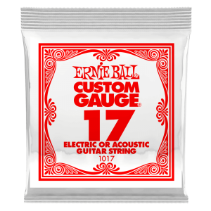 .017 Plain Steel Electric or Acoustic Guitar String