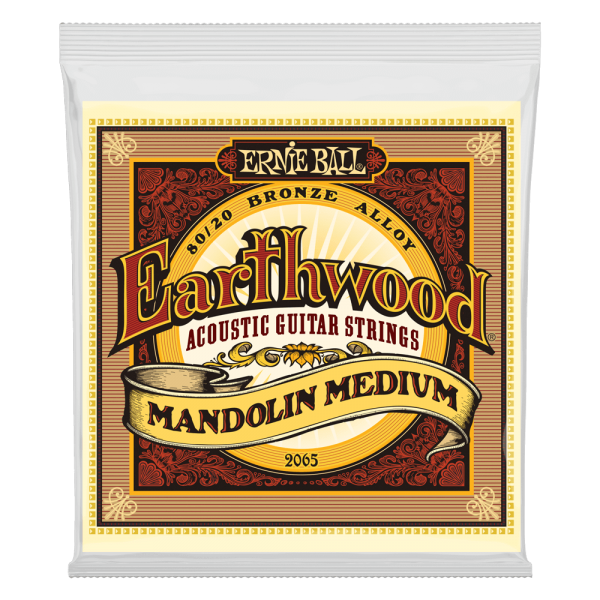 Earthwood Mandolin Medium Loop End 80/20 Bronze Acoustic Guitar Strings - 10-36 Gauge
