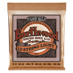 Earthwood 12-String Light Phosphor Bronze Acoustic Guitar Strings - 9-46 Gauge
