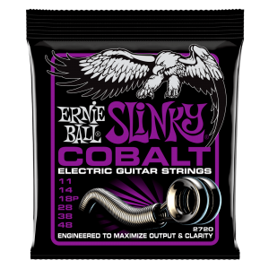 Power Slinky Cobalt Electric Guitar Strings - 11-48 Gauge