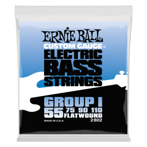 Flatwound Group I Electric Bass Strings - 55-110 Gauge