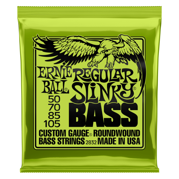 Regular Slinky Nickel Wound Electric Bass Strings - 50-105 Gauge