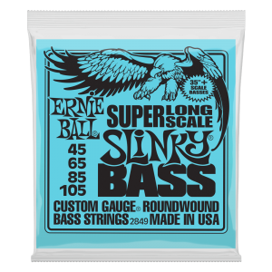 Super Long Scale Slinky Electric Bass Strings - 45-105 Gauge
