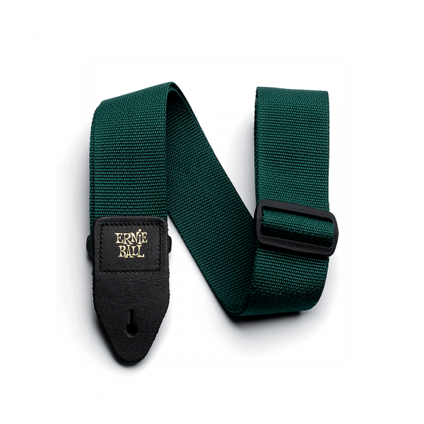 Forest Green Polypro Guitar Strap
