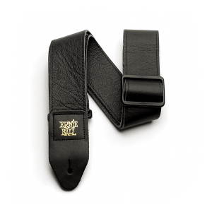 2" Tri-Glide Italian Leather Strap - Black