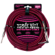 25' Braided Straight / Angle Instrument Cable - Black / Red