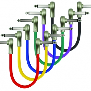 Kirlin Patch Cables Multi colour 1Ft 6 pack