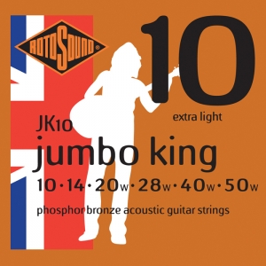 Rotosound Jumbo King Phosphor Bronze 10-50 String