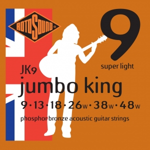 Rotosound Jumbo King Phosphor Bronze 9-48 String Set
