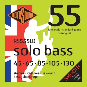 Rotosound Solobass Pressure Wound 5 String 45-130