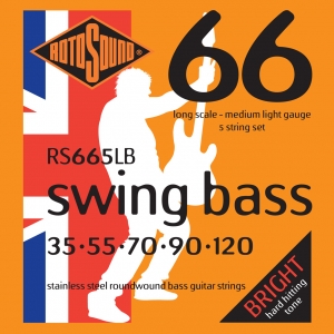 Rotosound Swing Bass66 Long Scale 5-Str 35-90 Stainless