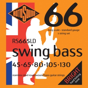 Rotosound Swing Bass 66 Long Scale 45-130 5-String