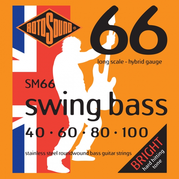 Rotosound Swing Bass 66 Hybrid 40-100 Stainless