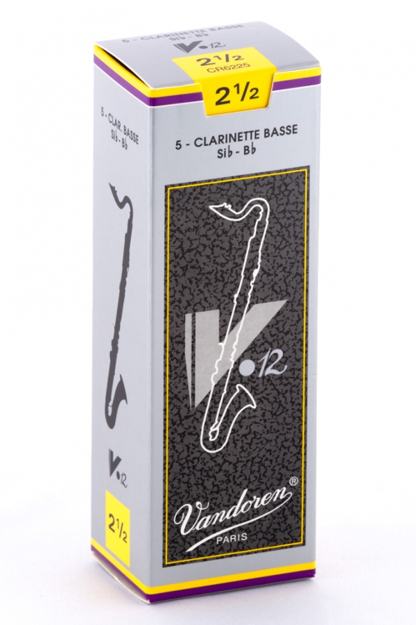 Vandoren Bass Clari Reed V12 5Box  2.5