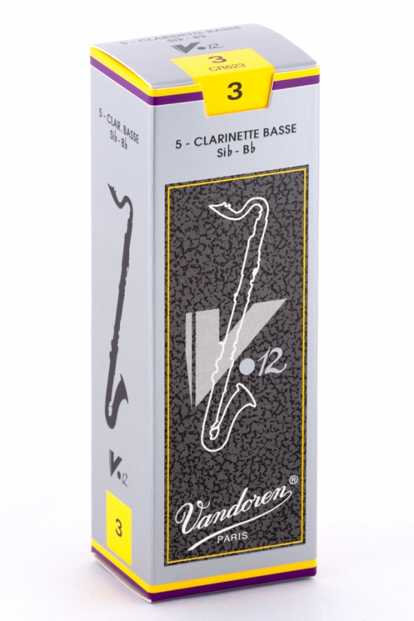 Vandoren Bass Clari Reed V12 5Box  3