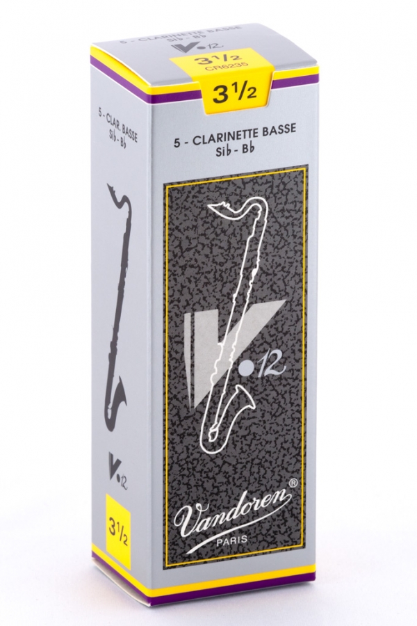 Vandoren Bass Clari Reed V12 5Box  3.5