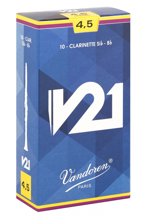 Vandoren B Flat Clari Reed V21 10Box  4.5