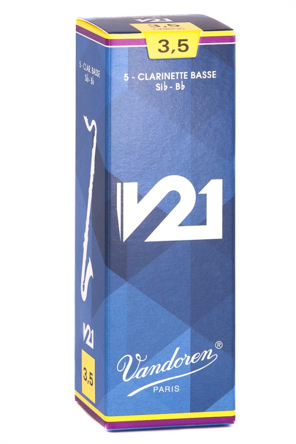 Vandoren Bass Clari Reed V21 5Box  3.5