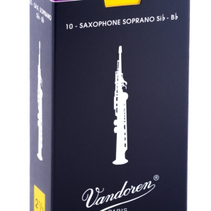 Vandoren Sop Sax Reed Trad 10Box  2.5