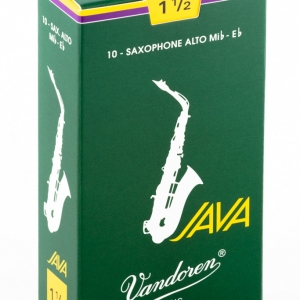 Vandoren Alto Sax Reed Java 10Box  1.5