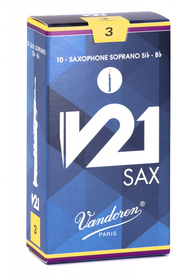 Vandoren Sop Sax Reed V21 10Box  3v