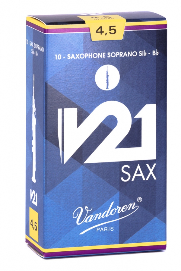 Vandoren Sop Sax Reed V21 10Box  4.5