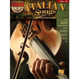 ITALIAN SONGS VIOLIN PLAY ALONG BK/CD V39