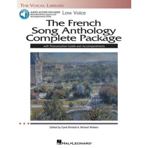 FRENCH SONG ANTHOLOGY COMPLETE BK/5CDS LOW VOICE