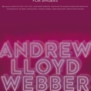 ANDREW LLOYD WEBBER FOR SINGERS WOMENS EDITION