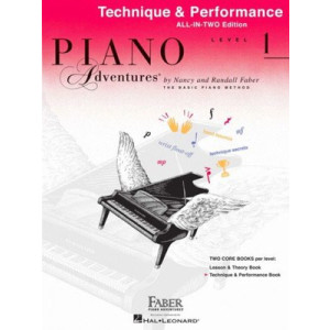 PIANO ADVENTURES ALL IN TWO 1 TECHNIQUE PERFORMANCE