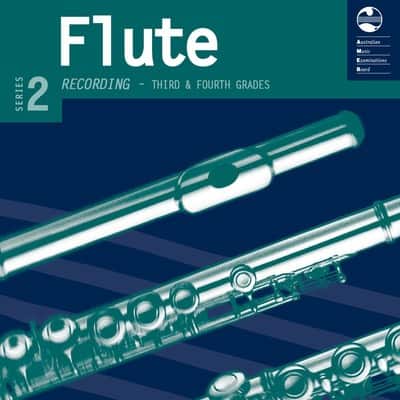 FLUTE GRADE 3 TO 4 SERIES 2 AMEB CD/NOTES