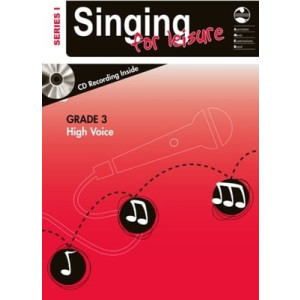 AMEB SINGING FOR LEISURE BK/CD GRADE 3 HIGH SERIES 1