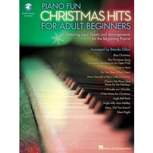 PIANO FUN CHRISTMAS HITS FOR ADULT BEGINNERS BK/CD