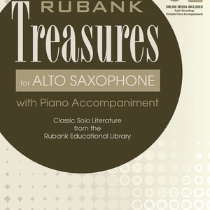 RUBANK TREASURES FOR ALTO SAXOPHONE BK/OLM