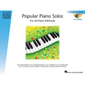 HLSPL POPULAR PIANO SOLOS PRESTAFF LEVEL BK/CD