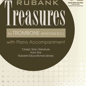 RUBANK TREASURES FOR TROMBONE (BARITONE BC) BK/OLM