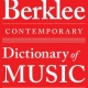 BERKLEE CONTEMPORARY DICTIONARY OF MUSIC