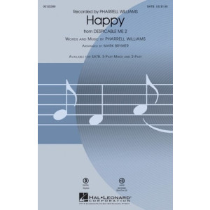 HAPPY (FROM DESPICABLE ME 2) SATB