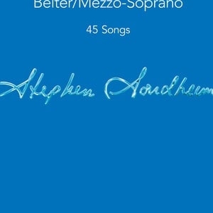 SONDHEIM FOR SINGERS BELTER / MEZZO SOP